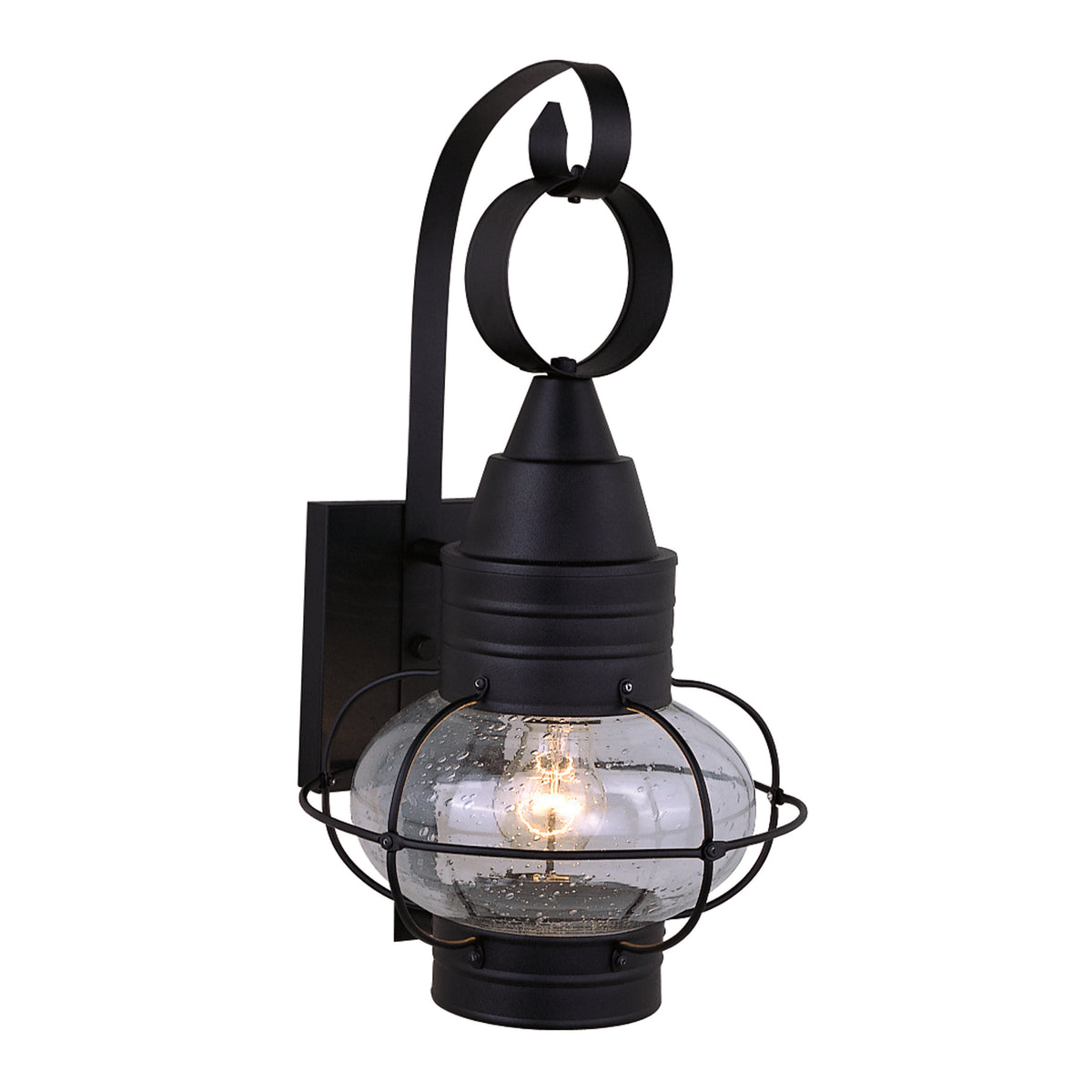 Ellis 10-Inch Outdoor Wall Light - Textured Black