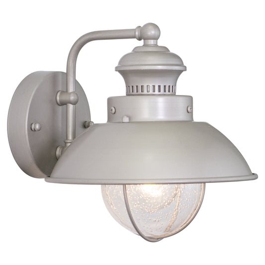 Eastham 8-Inch Outdoor Wall Light - Brushed Nickel