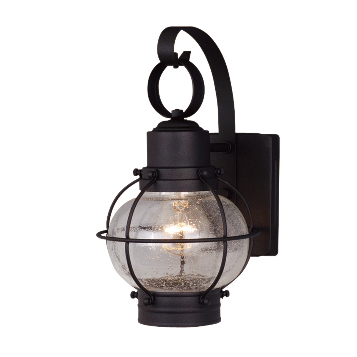 Ellis 6.5-Inch Outdoor Wall Light - Textured Black