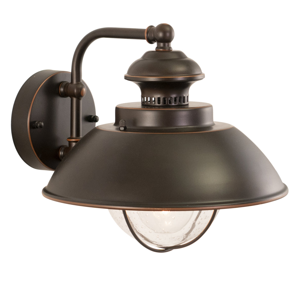 Eastham 10-Inch Outdoor Wall Light - Burnished Bronze