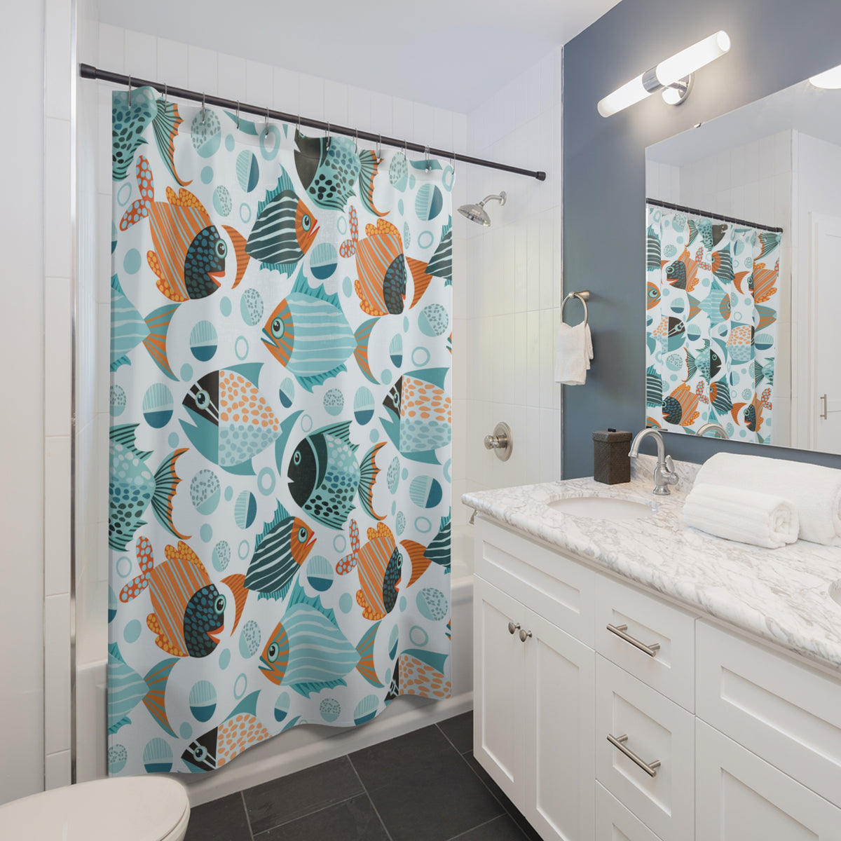 Tropical Fish Shower Curtain