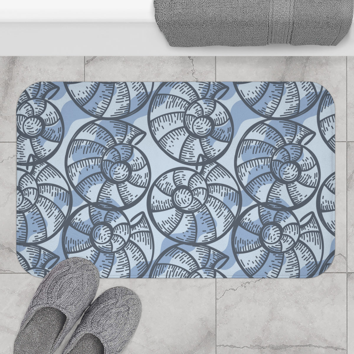 Snail Shell Bath Mat