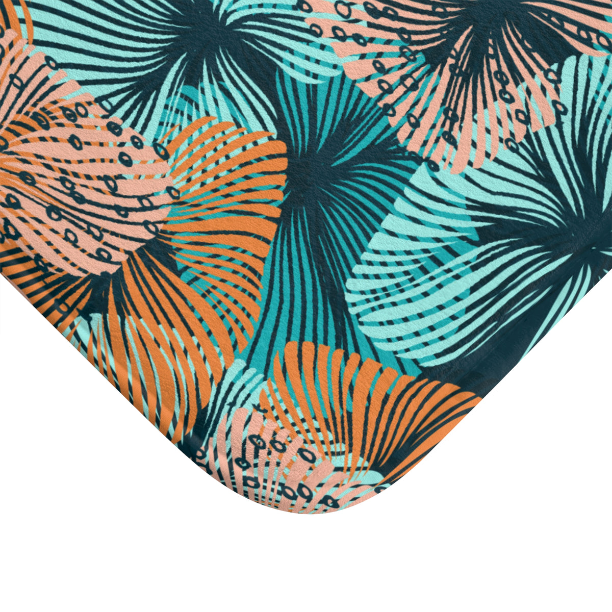 Island Floral Bath Mat