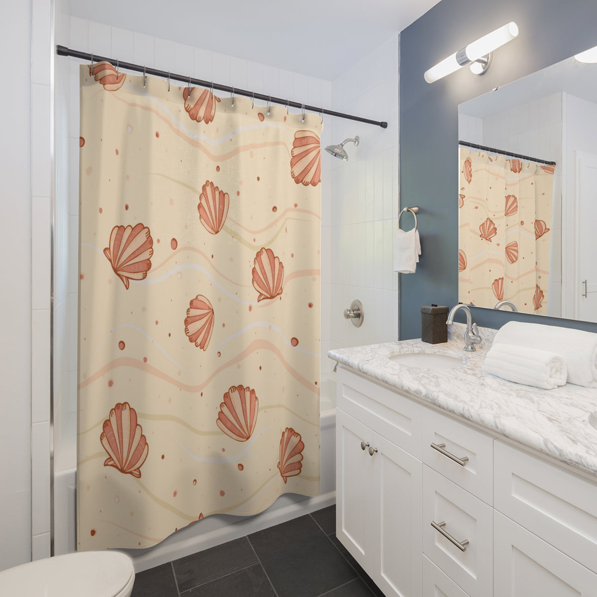 Sand Shell Shower Curtain