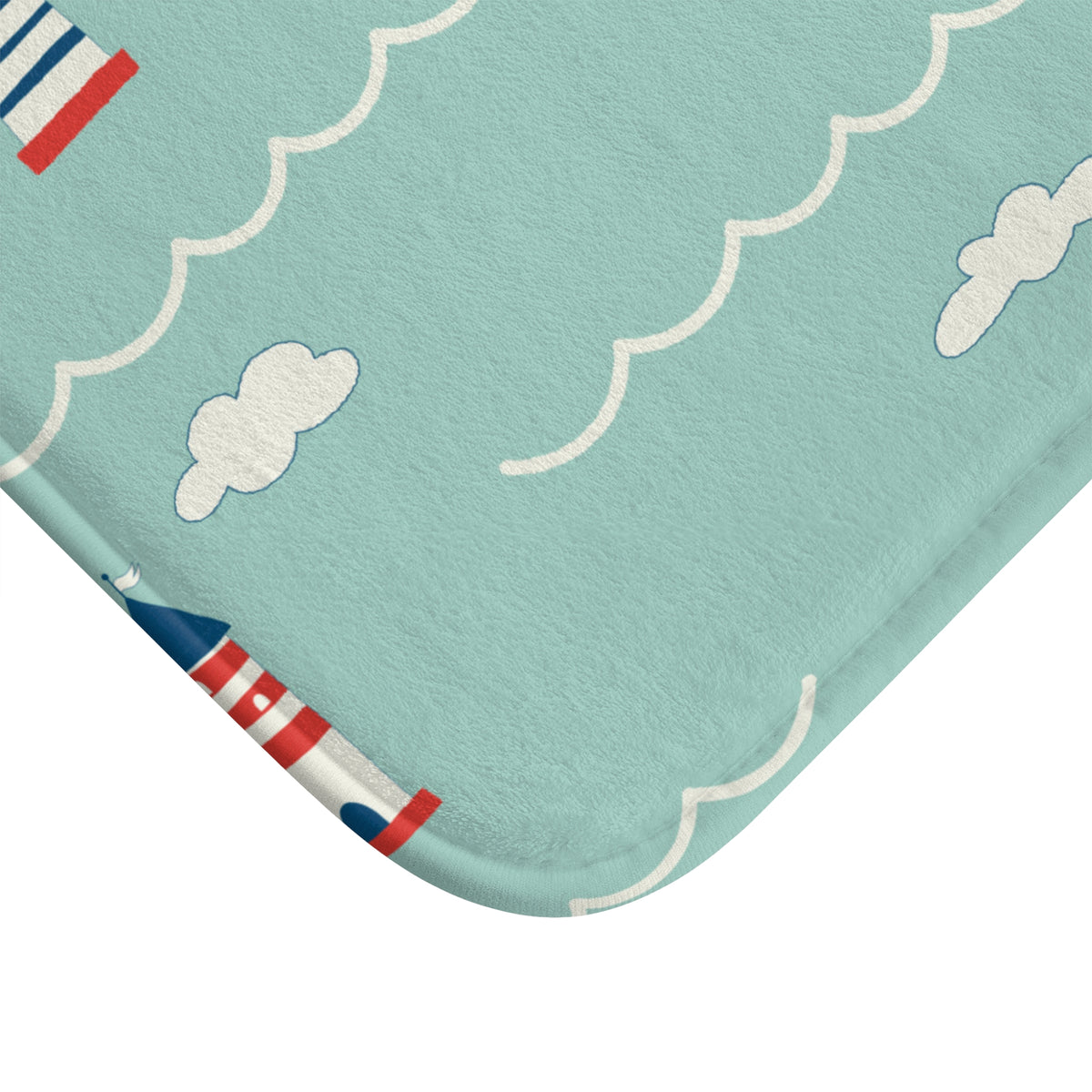 Seaside Beam Bath Mat
