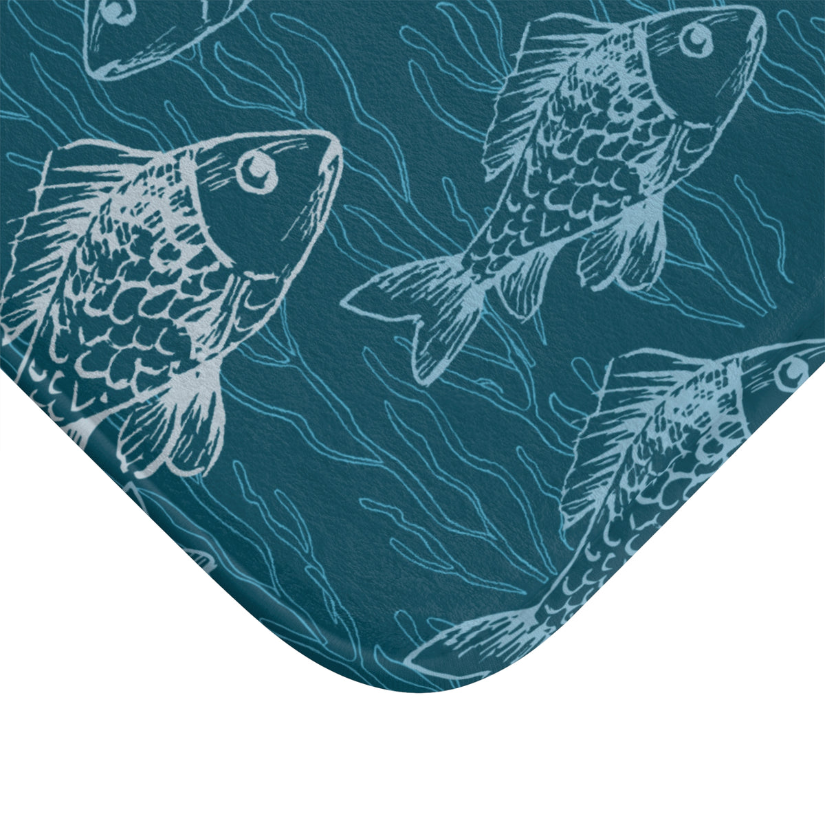Blue Fin Bath Mat
