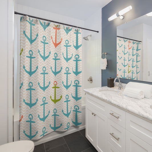 Anchor Shower Curtain