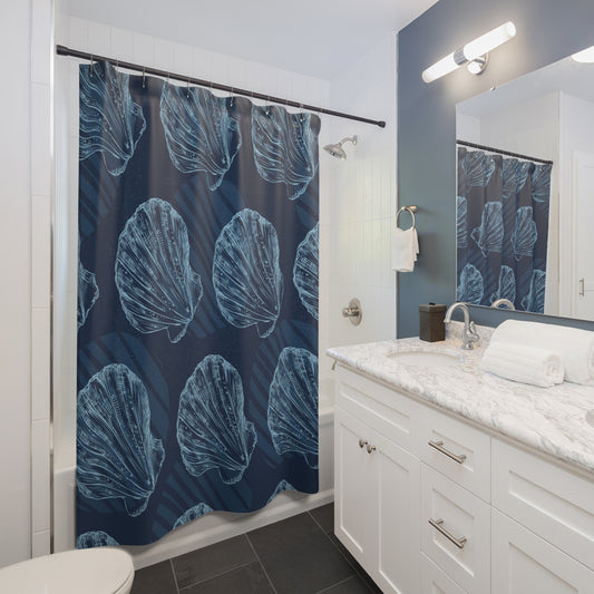 Coastal Clam Shower Curtain