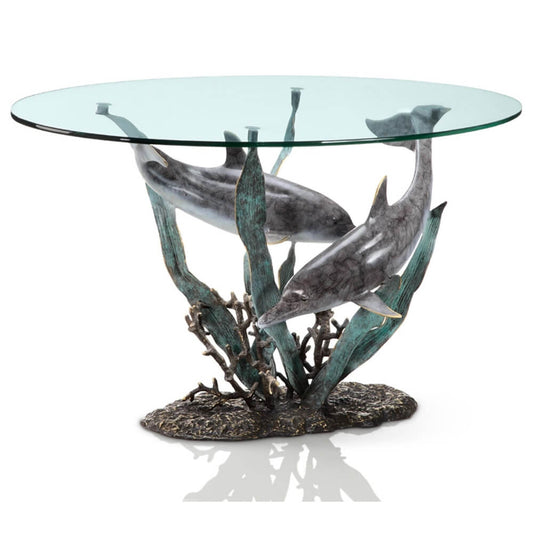 Double Dolphin Coffee Table