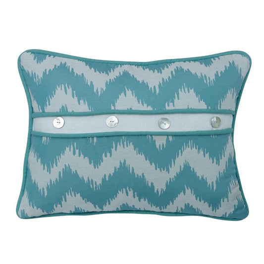 Maldives Chevron Throw Pillow