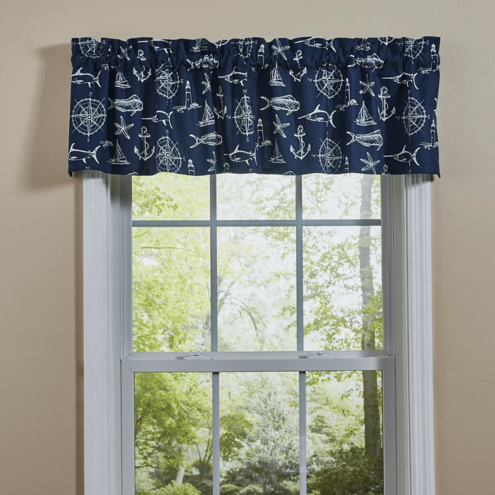 Ocean Blueprint Navy Valance (7689339306216)