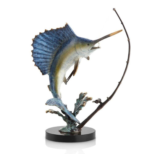 Sailfish Battle Sculpture