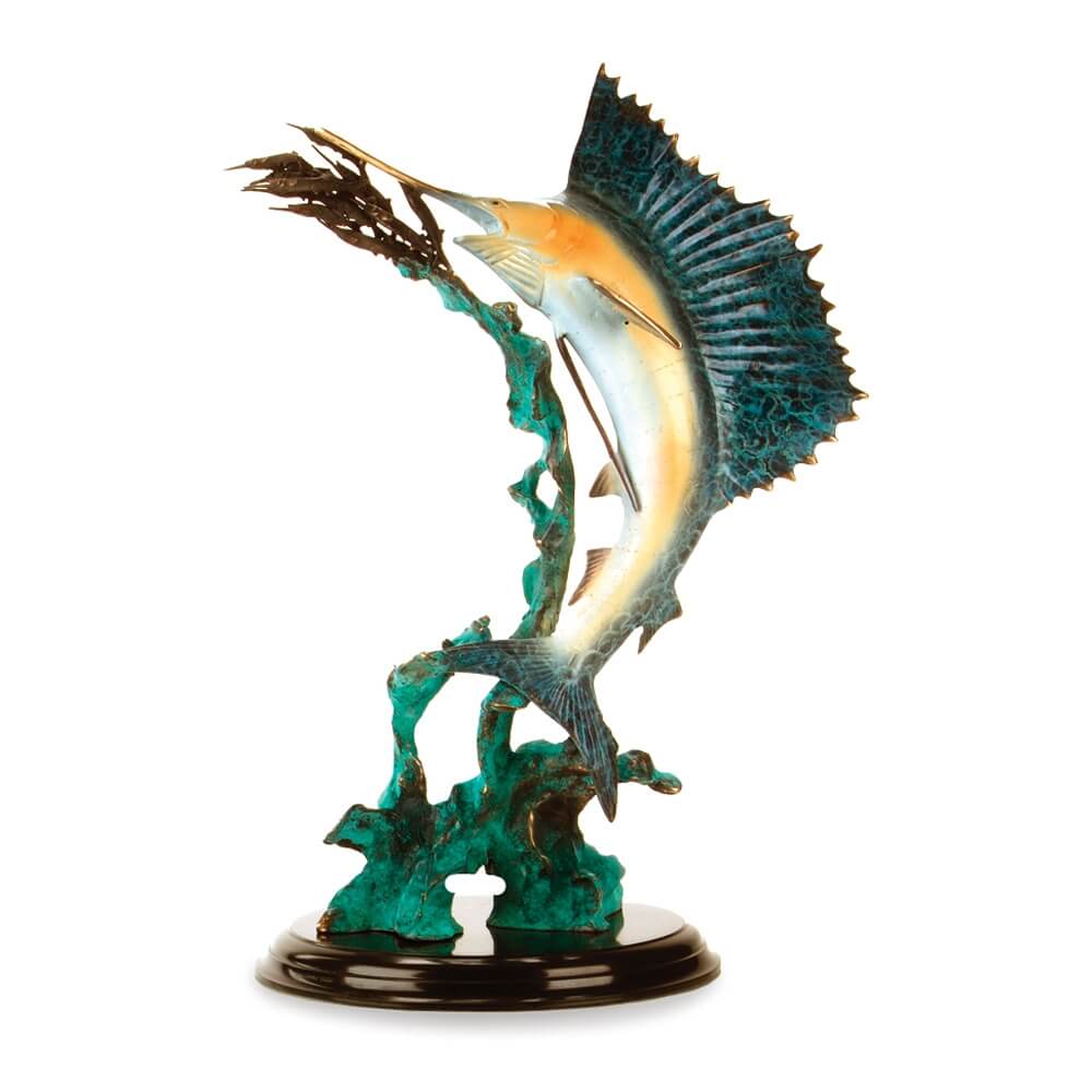 Sailfish Scramble Sculpture