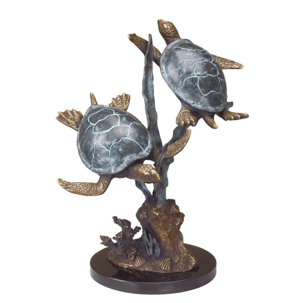 Twin Turtle Dance Sculpture