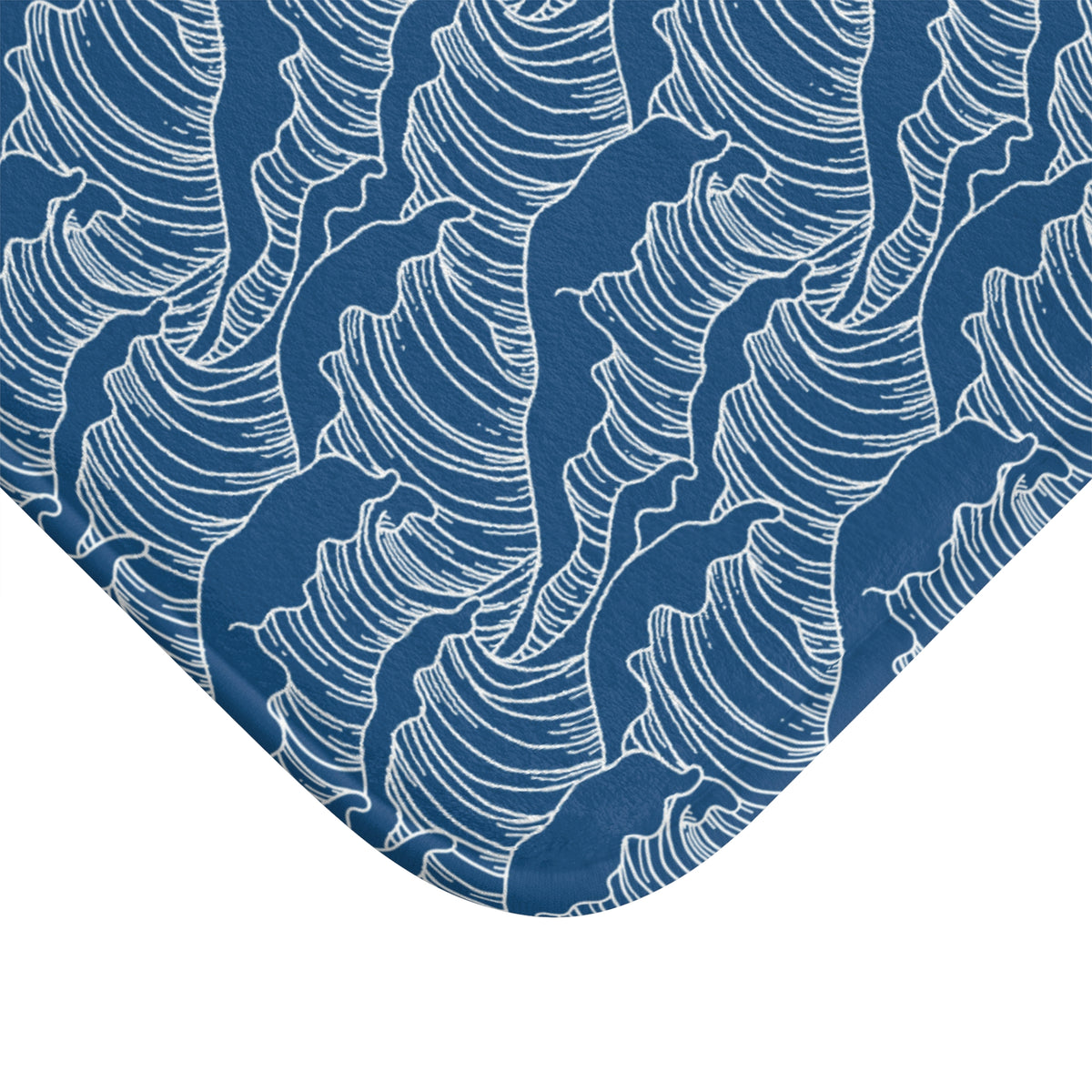 Blue Waves Bath Mat